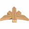 Ekena Millwork Alberta Smooth Timber Gable Bracket, Western Red Cedar, 36"W x 24"H x 3 1/2"D x 5 1/2"F, 16/12 Pitch GBW036X24X0406ALB00SWR - alternate 5